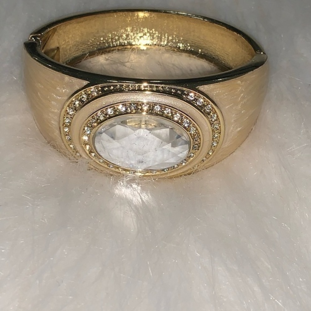 Beige, gold , diamond bracelet